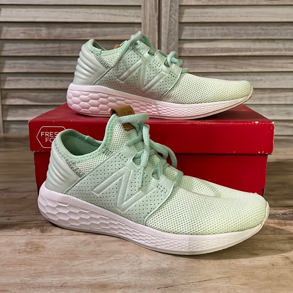NIB Womens New Balance Cruz Seafoam Green 5